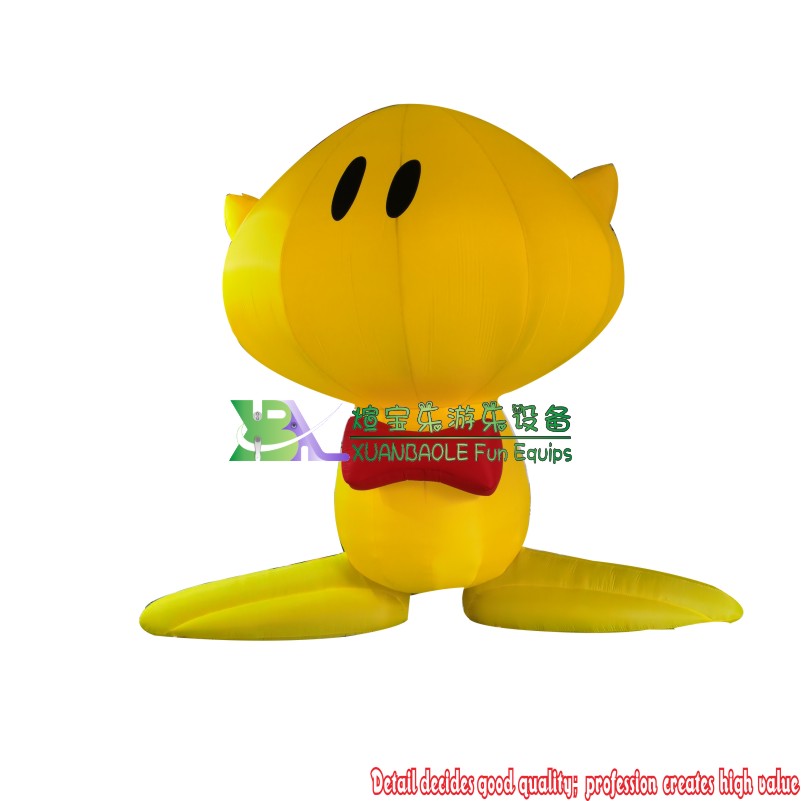 Costume Mascot Cartoon Character Yellow inflatable cartoon Oxford Cloth inflatable advertising 5