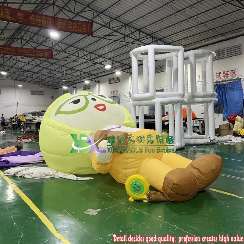 Cheap Inflatable Santa Claus Factory Price for Park Outdoor Entertainment 4