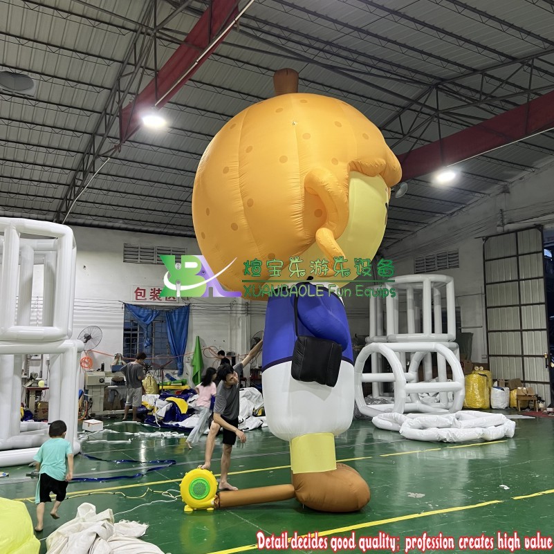 Inflatable costume Attractive oxford fabric Inflatable Girl Cartoon Human for Event Promotion 9