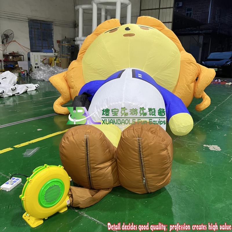 Inflatable costume Attractive oxford fabric Inflatable Girl Cartoon Human for Event Promotion 7