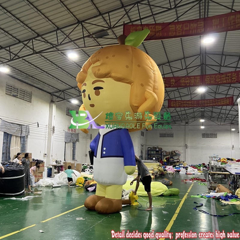 Inflatable costume Attractive oxford fabric Inflatable Girl Cartoon Human for Event Promotion 11