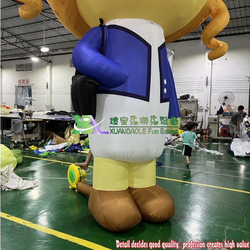 Inflatable costume Attractive oxford fabric Inflatable Girl Cartoon Human for Event Promotion 5