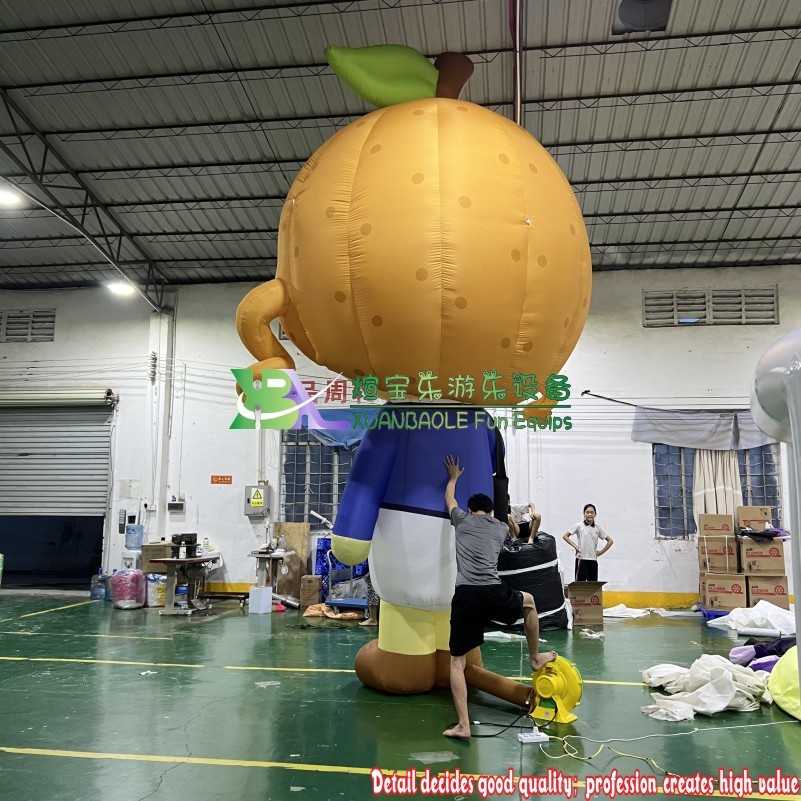 Inflatable costume Attractive oxford fabric Inflatable Girl Cartoon Human for Event Promotion 8