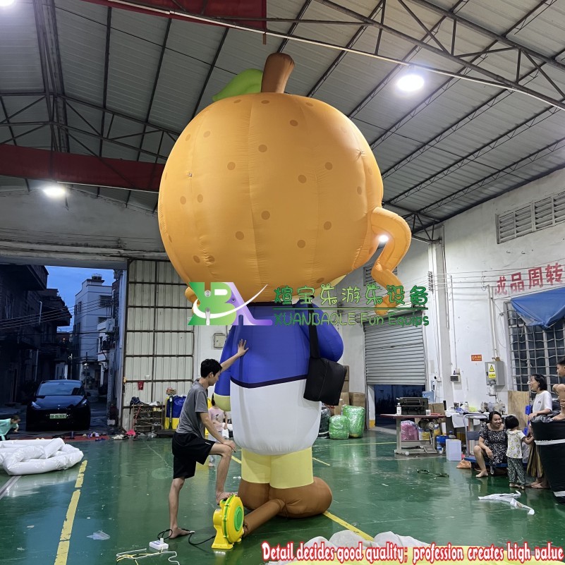 Inflatable costume Attractive oxford fabric Inflatable Girl Cartoon Human for Event Promotion 6