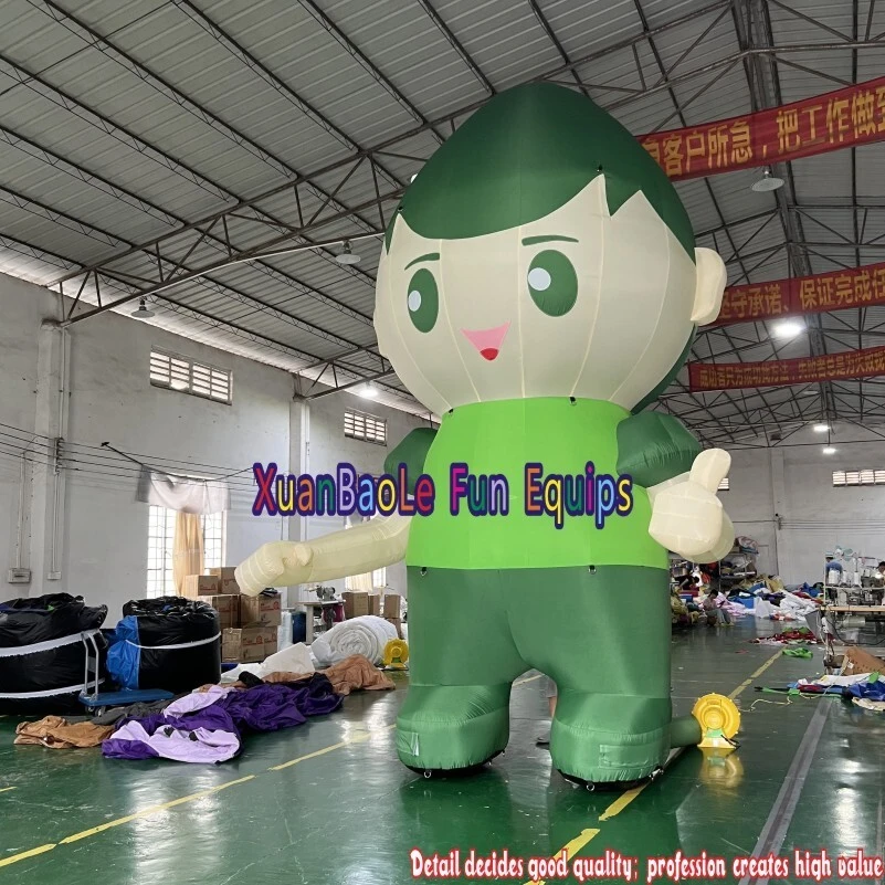 Inflatable Boy Cartoon Character Mascot Custom Inflatable Cartoon Boy Thumbs Up 1
