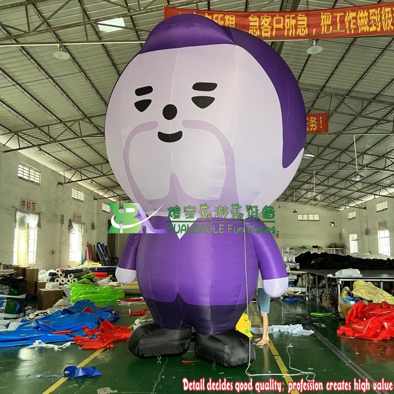 Purple Inflatable Cartoon Characters inflatable Cartoon man 1