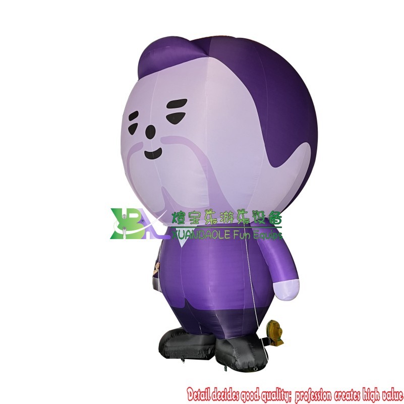 Purple Inflatable Cartoon Characters inflatable Cartoon man 2