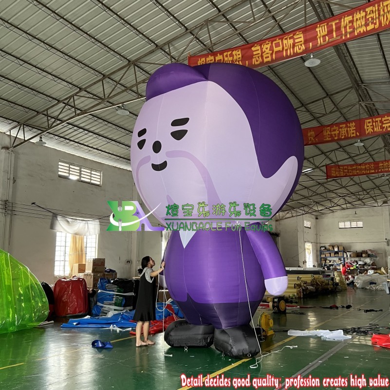 Purple Inflatable Cartoon Characters inflatable Cartoon man 6