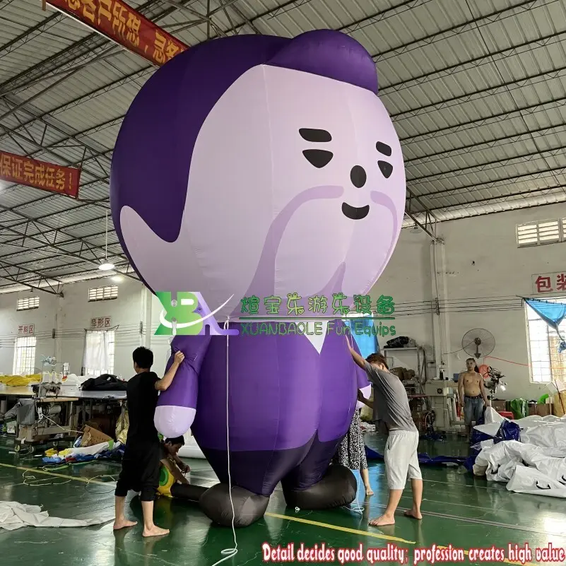Bulk Large Inflatable Father Christmas Manufacturing for Home 3