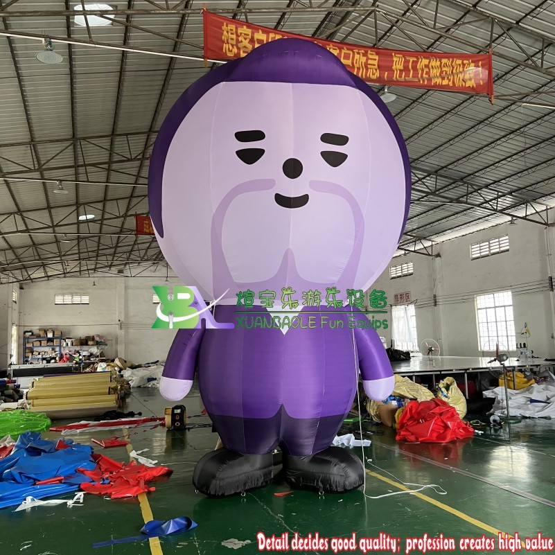 Purple Inflatable Cartoon Characters inflatable Cartoon man 5