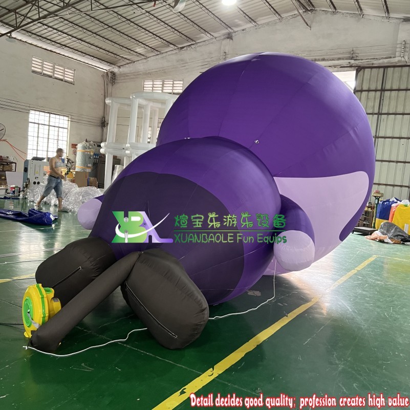 Purple Inflatable Cartoon Characters inflatable Cartoon man 8