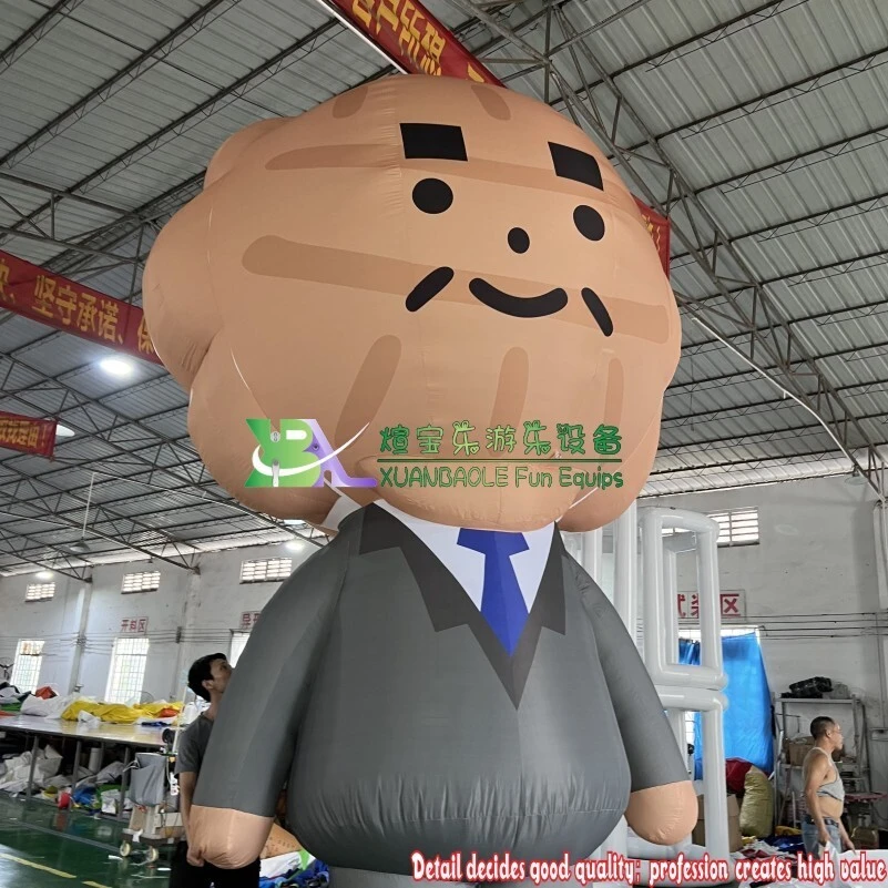 Customized 5m H giant inflatable costume old man cartoon model inflatable Cartoon character decoration 1