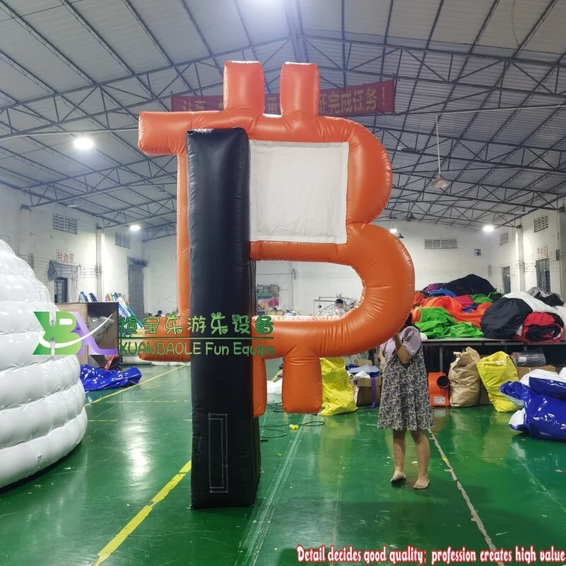 Air Balloon Inflatable Bitcoin ATM Machine Model Bitcoin Decoration Bitcoin Party 1