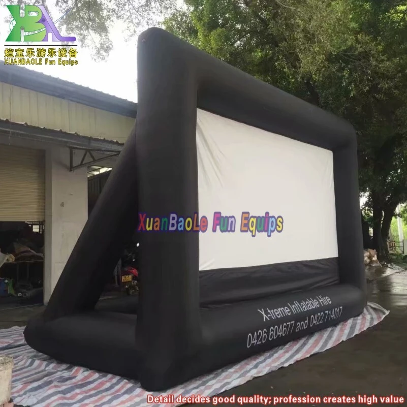 Commercial Outdoor Inflatable Cinema Screen/Rear Projection Inflatable Movie Screen for Advertising Use 1