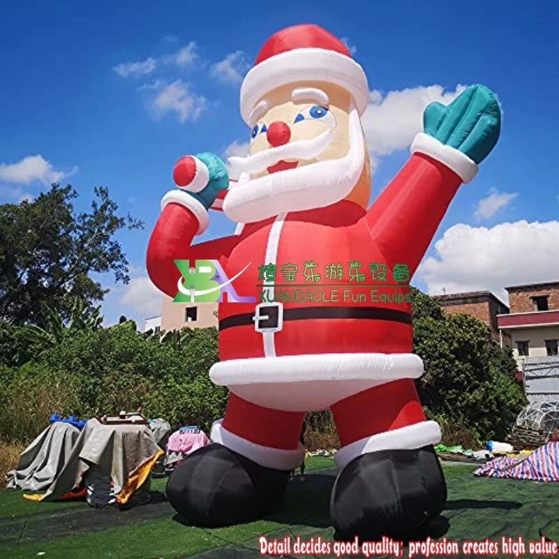 26Ft Giant Oxford cloth Christmas Inflatables Inflatable Santa Claus Christmas Decorations Outdoor Yard 1