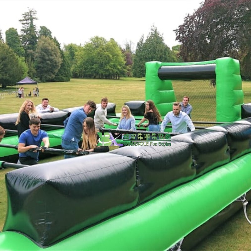 Giant inflatable soccer field human table football inflatable Football Pitch Playground 5