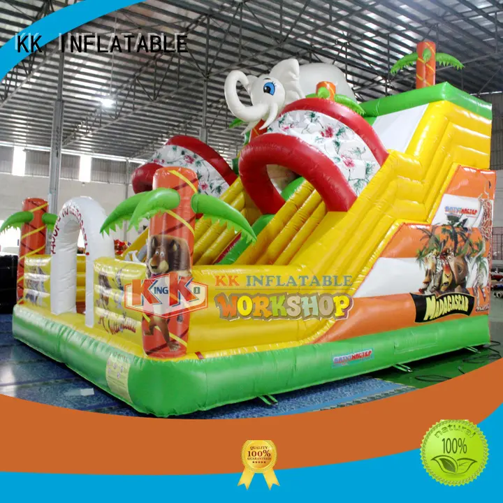 slide technology kids inflatable combo KK INFLATABLE Brand company 1
