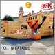 tarpaulin car pvc bouncy slide rental KK INFLATABLE 1