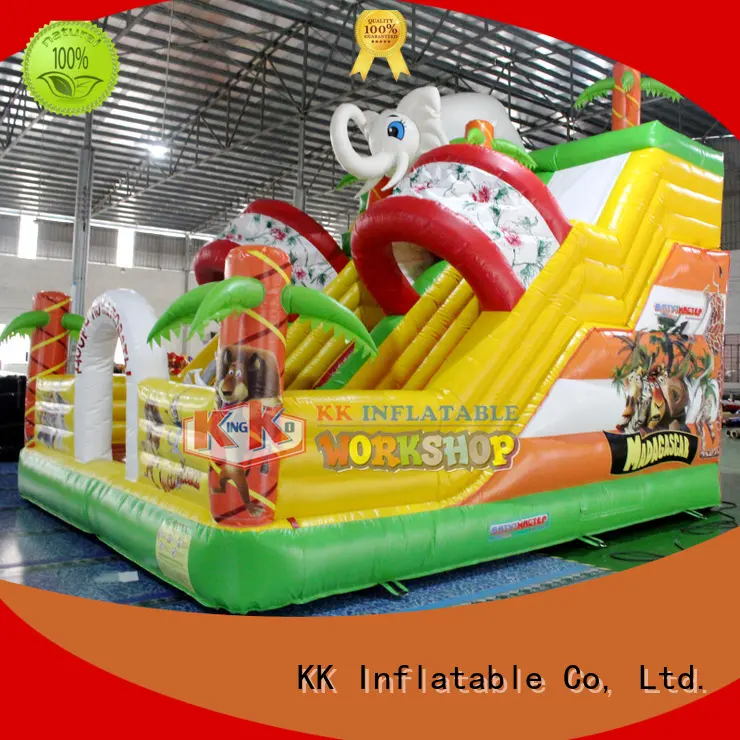 technology hire slide KK INFLATABLE Brand bounce house water slide manufacture 1