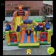 Custom fire inflatable obstacle course sport KK INFLATABLE 1