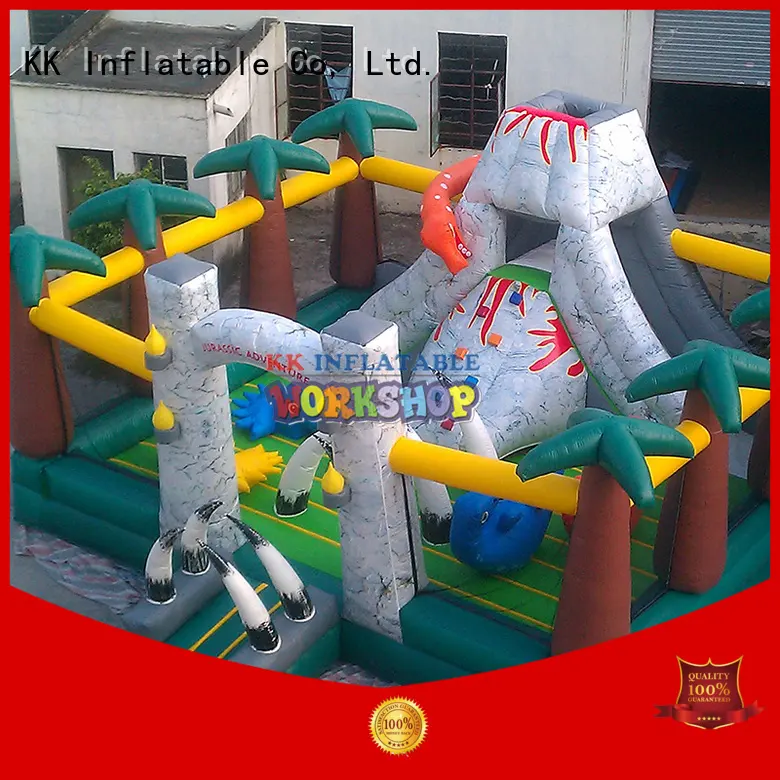 KK INFLATABLE Brand obstacle sport fire custom inflatable assault course 1