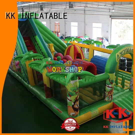 obstacle games rehearse sport KK INFLATABLE Brand inflatable obstacle course supplier 1