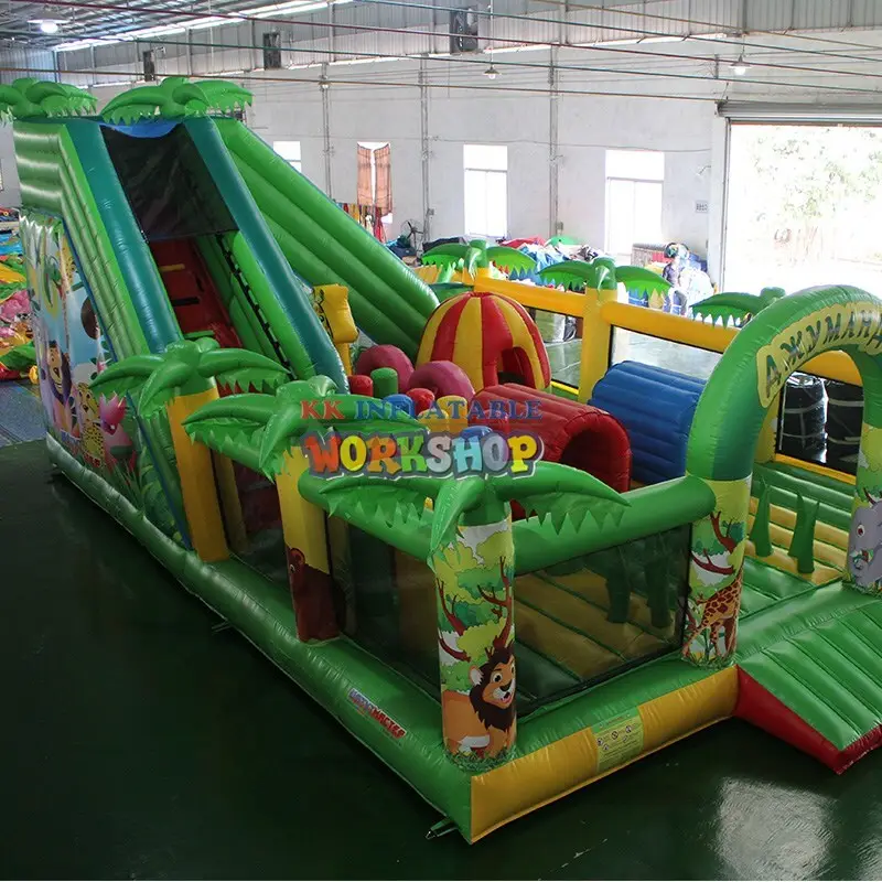 obstacle games rehearse sport KK INFLATABLE Brand inflatable obstacle course supplier 2