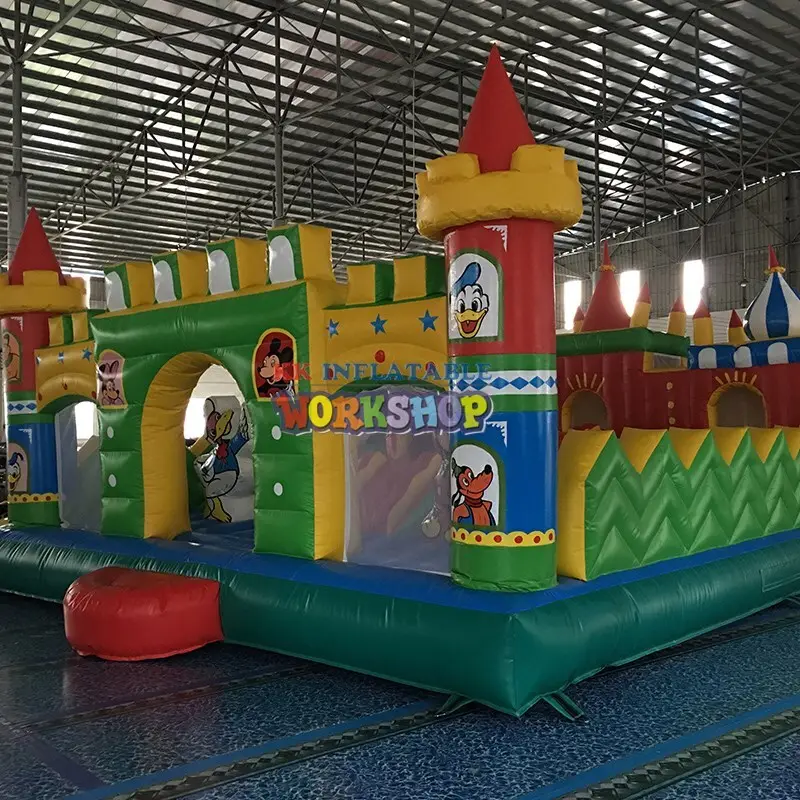 obstacle games rehearse sport KK INFLATABLE Brand inflatable obstacle course supplier 4