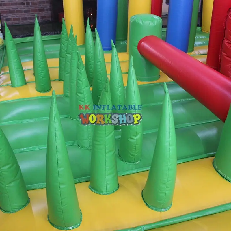 obstacle games rehearse sport KK INFLATABLE Brand inflatable obstacle course supplier 6