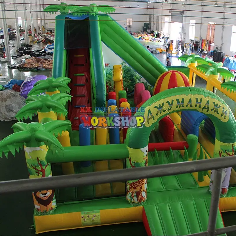 obstacle games rehearse sport KK INFLATABLE Brand inflatable obstacle course supplier 5