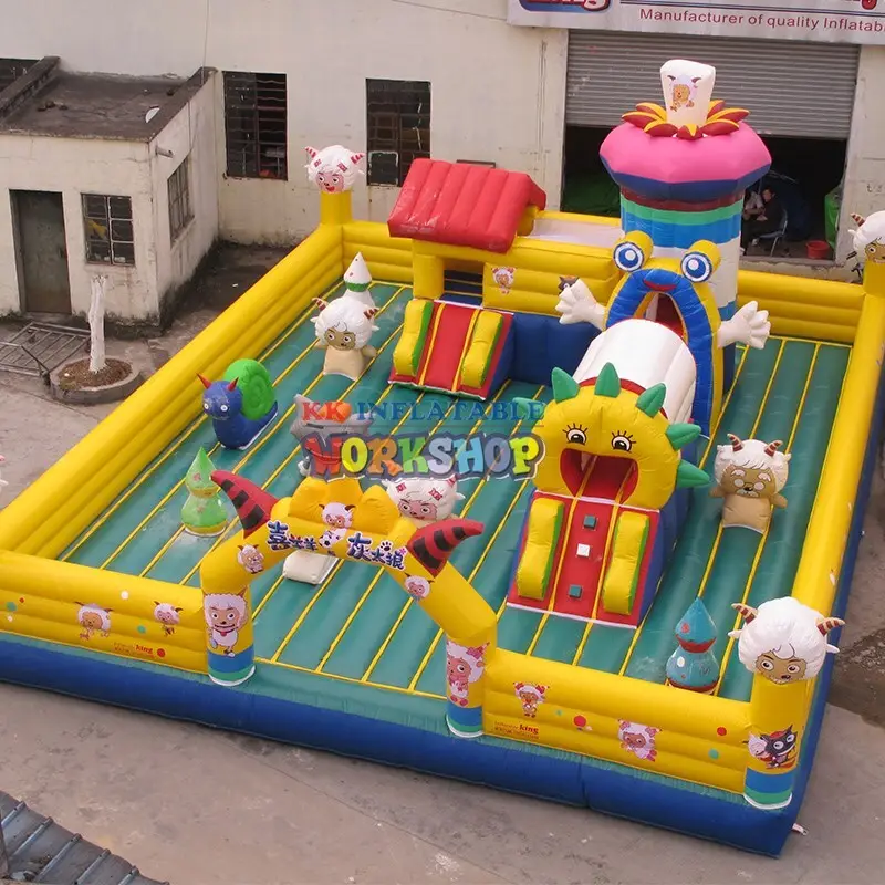 KK INFLATABLE Brand rehearse outdoor custom inflatable assault course 2
