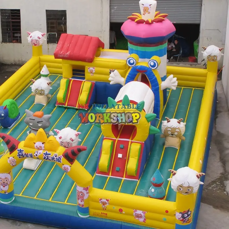 KK INFLATABLE Brand rehearse outdoor custom inflatable assault course 4