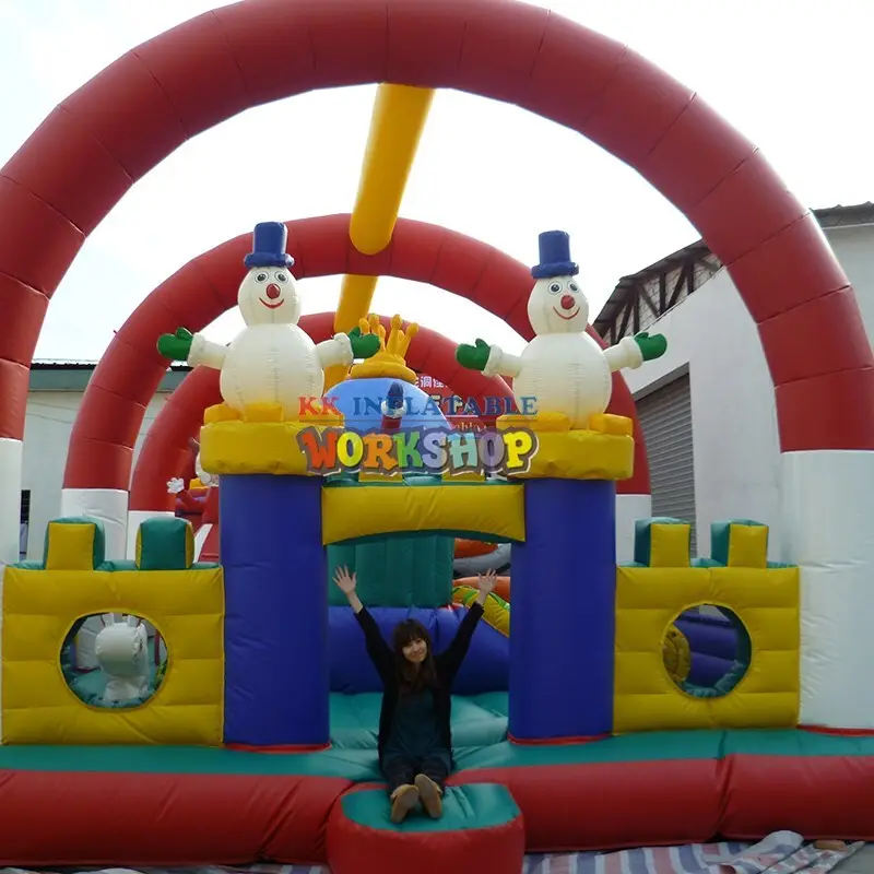 inflatable bouncy castle commercial blow jumping castle KK INFLATABLE Brand 3