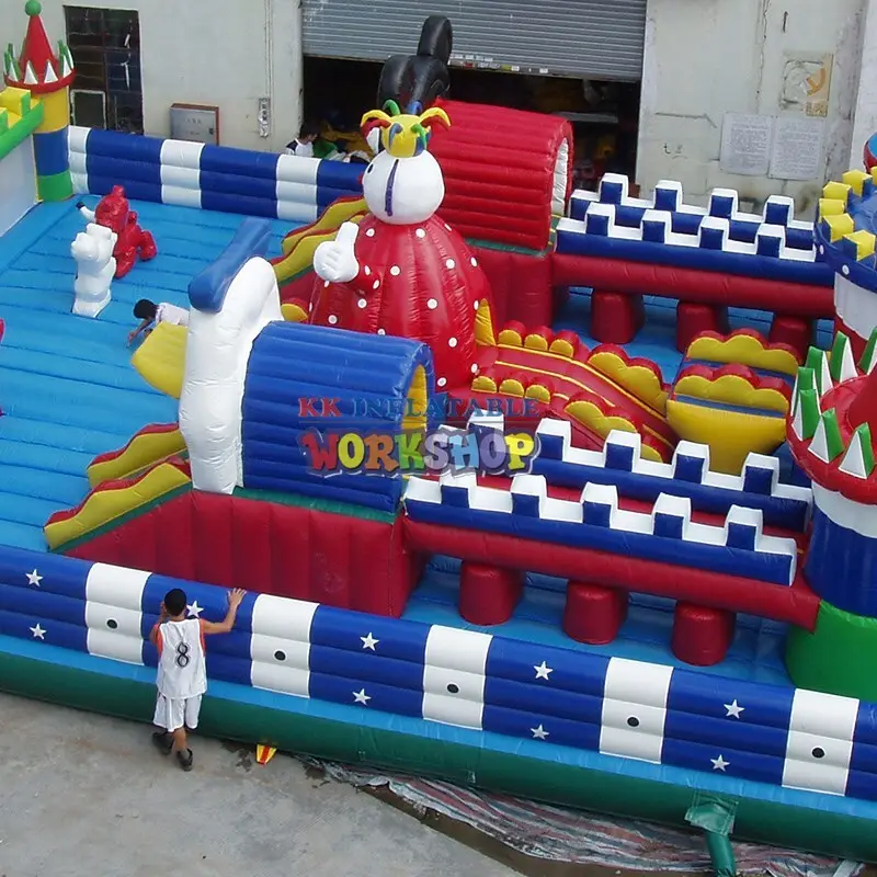 KK INFLATABLE Brand fire inflatable assault course outdoor supplier 7