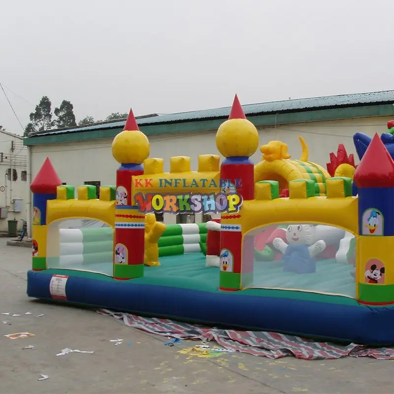 KK INFLATABLE Brand fire inflatable assault course outdoor supplier 5