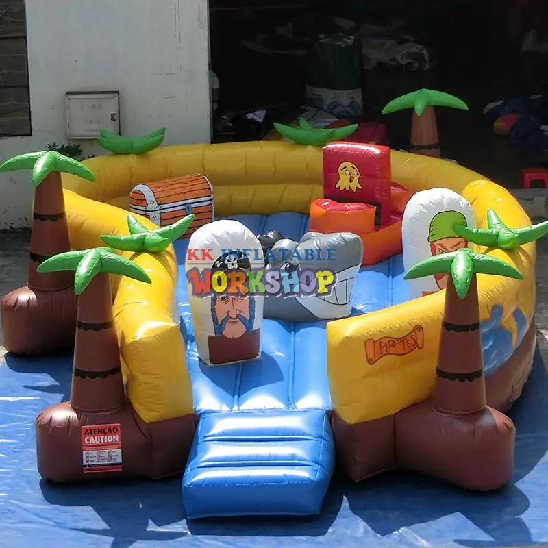 Quality KK INFLATABLE Brand outdoor kids inflatable obstacle course 2