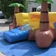 Quality KK INFLATABLE Brand outdoor kids inflatable obstacle course 5