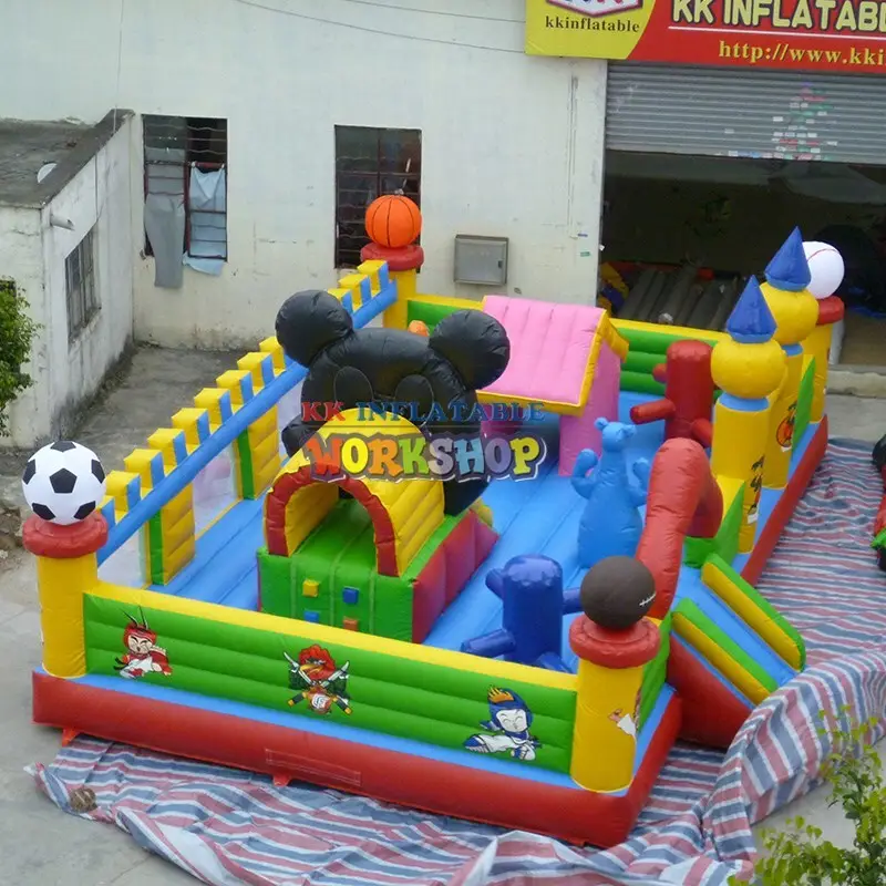 Hot castle jumping castle commercial inflatable KK INFLATABLE Brand 3