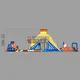 Hot inflatable water parks toy KK INFLATABLE Brand 5