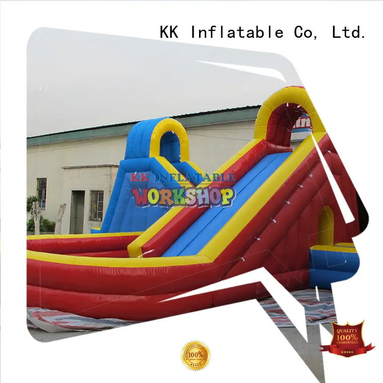 backyard water slide fire blow bouncy slide bear KK INFLATABLE Brand 1