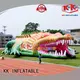 square 4 man inflatable tent factory price for Christmas KK INFLATABLE 1