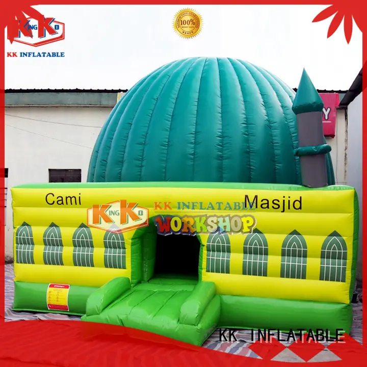 cartoon bouncer for kids transparent for playground KK INFLATABLE 1