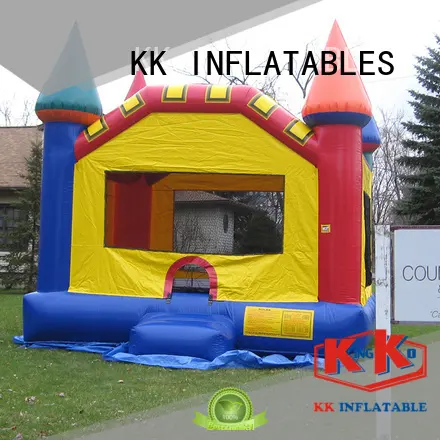 animated cartoon inflatable castle colorful for amusement park KK INFLATABLE 1