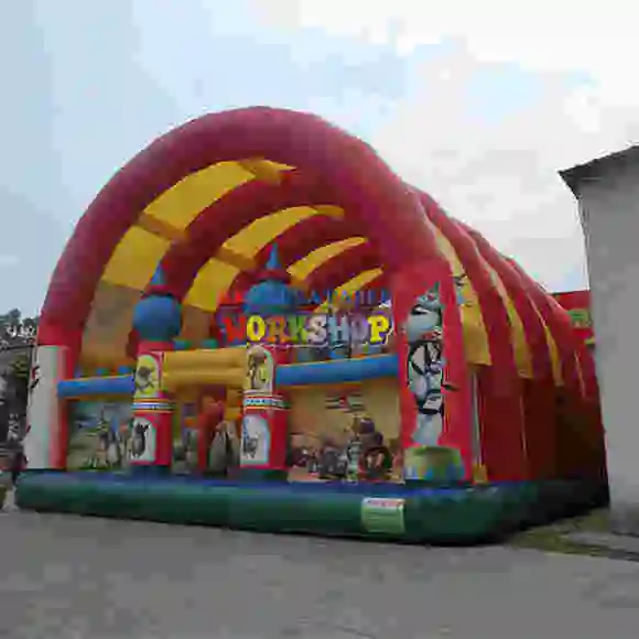 KK INFLATABLE creative bouncy obstacle course factory price for children 1