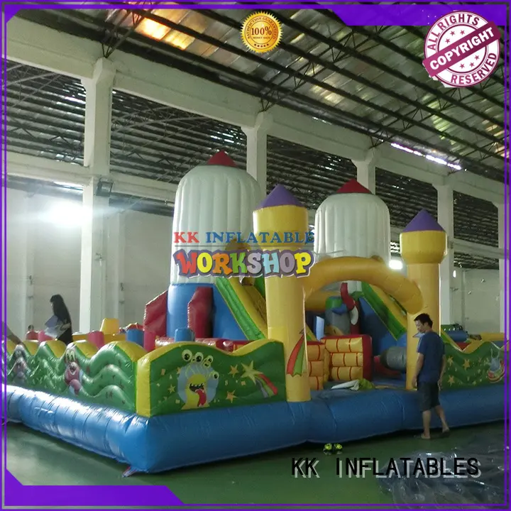 water obstacle course climbing for sport games KK INFLATABLE 1