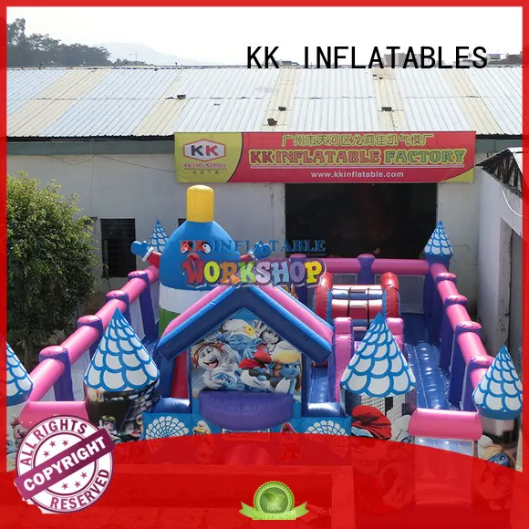 KK INFLATABLE creative blow up obstacle course wholesale for sport games 1