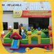 multifuntional inflatable water obstacle course manufacturer for adventure KK INFLATABLE 1