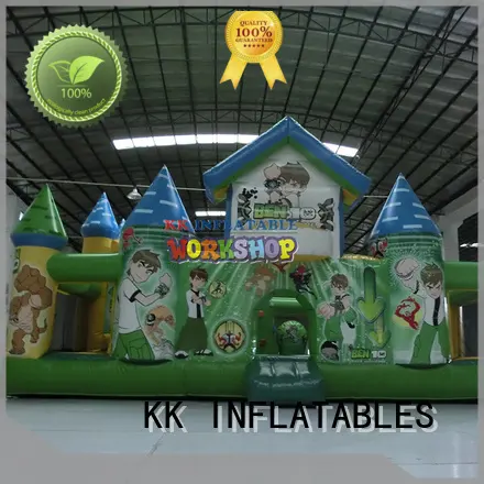 KK INFLATABLE tarpaulin water slide jumper supplier for paradise 1