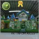 KK INFLATABLE tarpaulin water slide jumper supplier for paradise 1