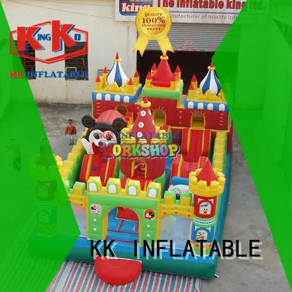 KK INFLATABLE cartoon inflatable obstacle course wholesale for sport games 1